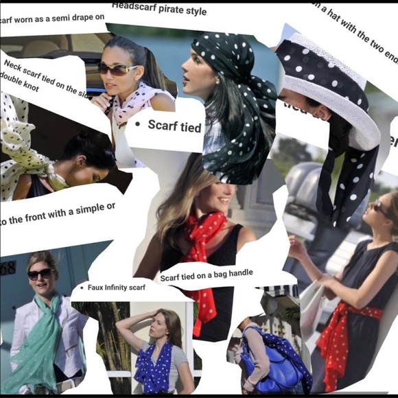 VTG Glamour Oversized Square Scarf - Picture 8 of 9